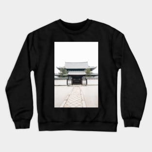 Old Japanese Temple in Kyoto Japan Crewneck Sweatshirt